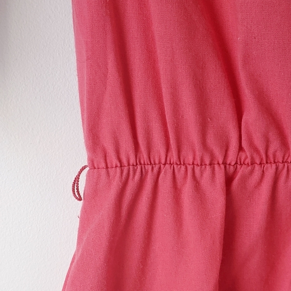 vintage 60s style pink button up shirt dress - Picture 10 of 13